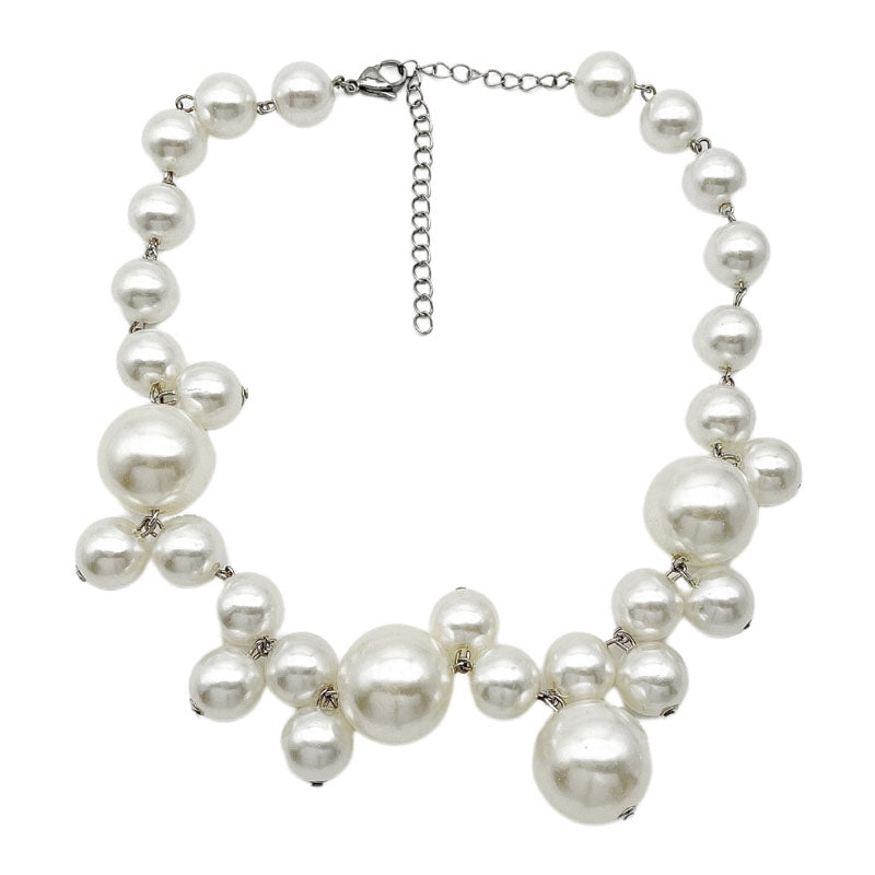 1Piece Elegant Imitation Pearls Necklace Fashion Women Clavicle Chain Choker N216