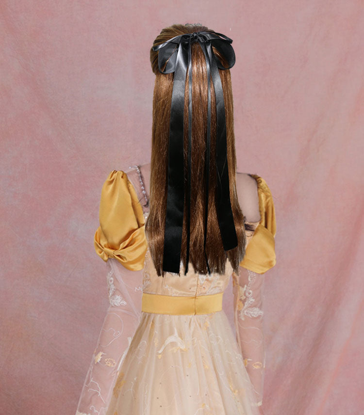 1 Piece Wonderful Ribbon Fabric Bow streamers Hair Ring Fashion Hair Accessories Headdress Best Birthday Gifts T1265