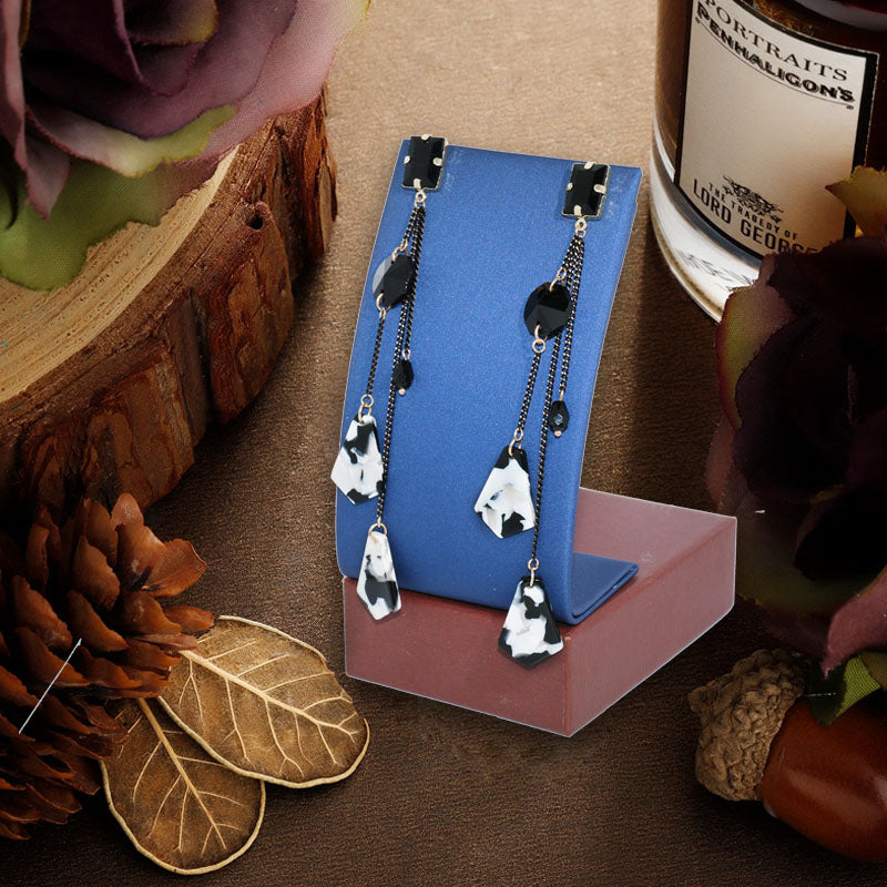 1 Pair Luxury Imitated Crystal Earrings Acrylic Pendan Fashion Jewelry E1145