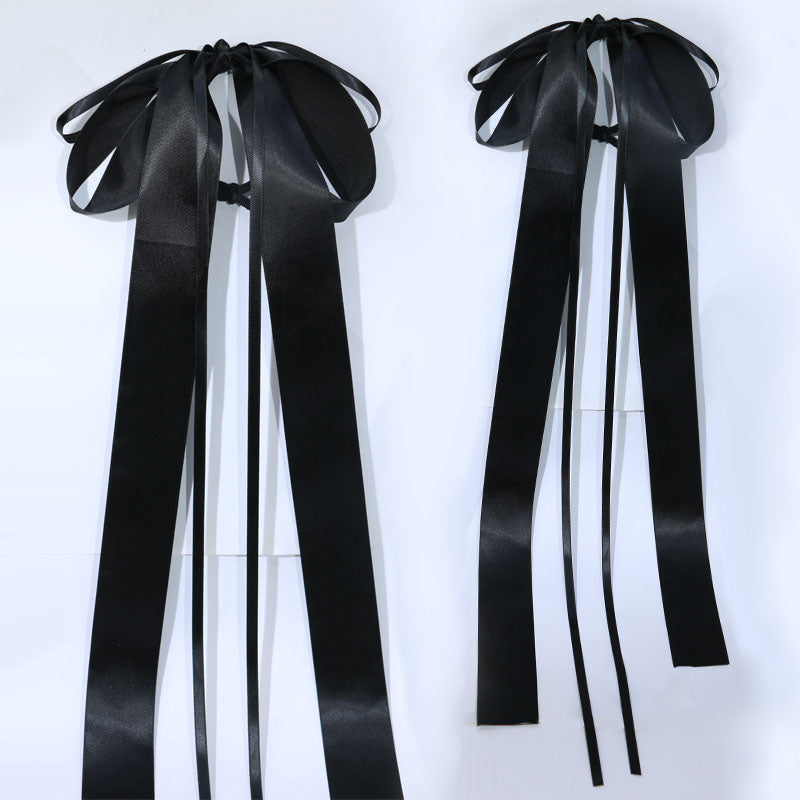 1 Piece Wonderful Ribbon Fabric Bow streamers Hair Ring Fashion Hair Accessories Headdress Best Birthday Gifts T1265