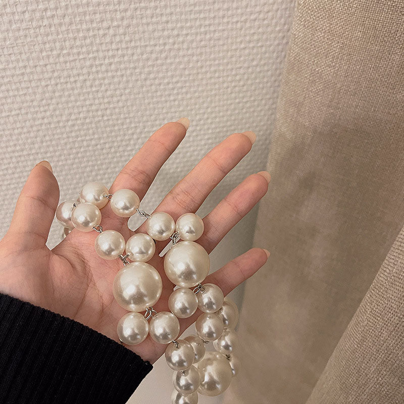 1Piece Elegant Imitation Pearls Necklace Fashion Women Clavicle Chain Choker N216