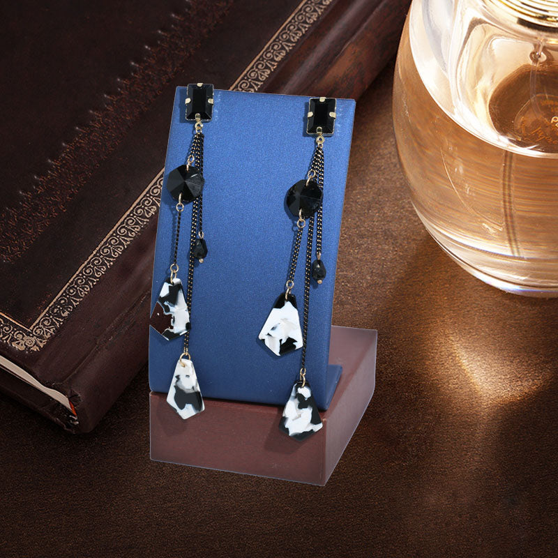 1 Pair Luxury Imitated Crystal Earrings Acrylic Pendan Fashion Jewelry E1145