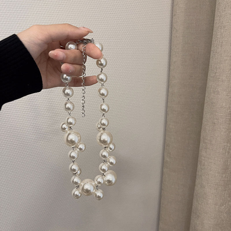 1Piece Elegant Imitation Pearls Necklace Fashion Women Clavicle Chain Choker N216