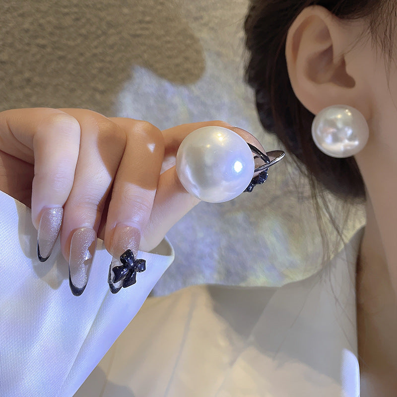 1 Pair Elegant Women Stud Earrings Quality Faux pearls Earrings Fashion Simple Jewellery Best Birthday Gift E1308